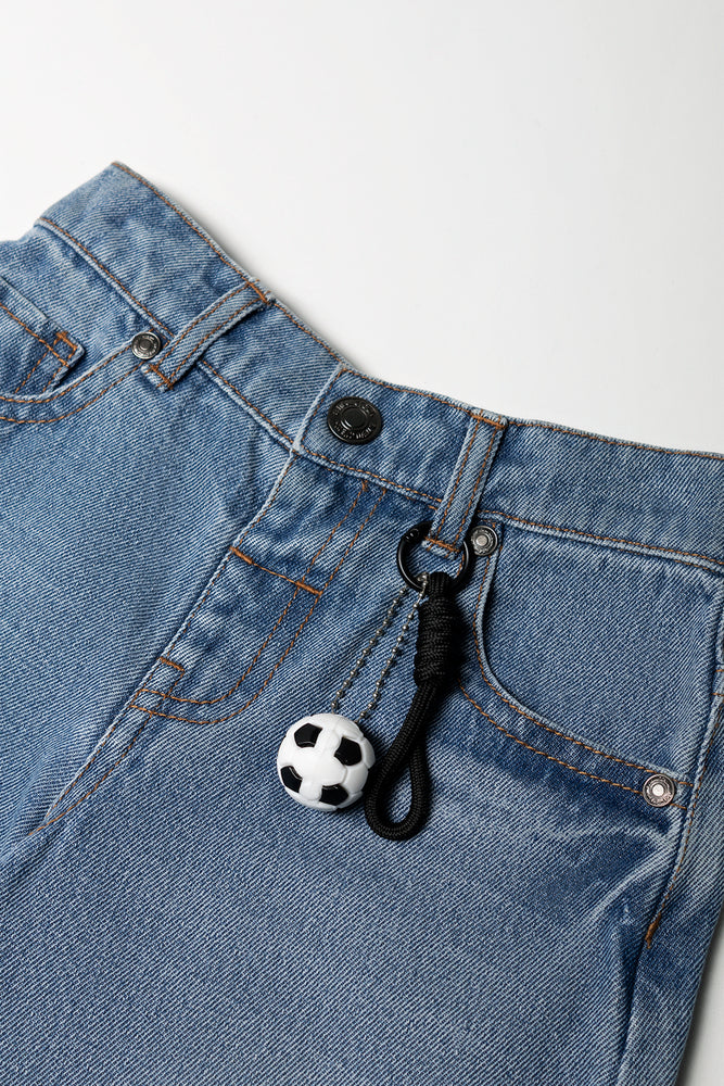 Light Blue Denim Jean Shorts (1)
