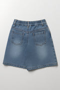 Light Blue Denim Jean Shorts (2)