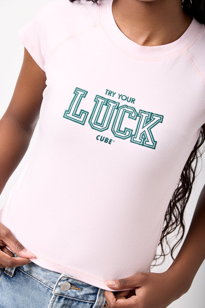 Pink Luck Graphic Baby T-Shirt (3)