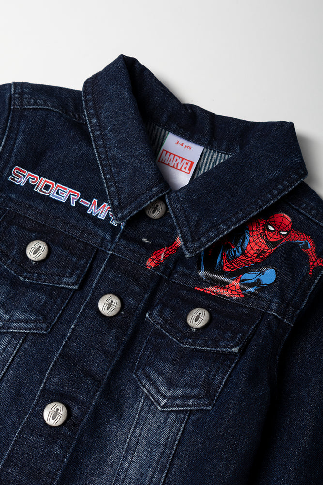 Indigo Spider-Man Denim Jacket (1)