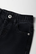 Versatile Black Loose Fit Jeans (1)