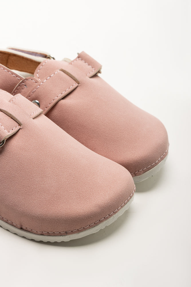 Pink Cork Mule Sandals (2)