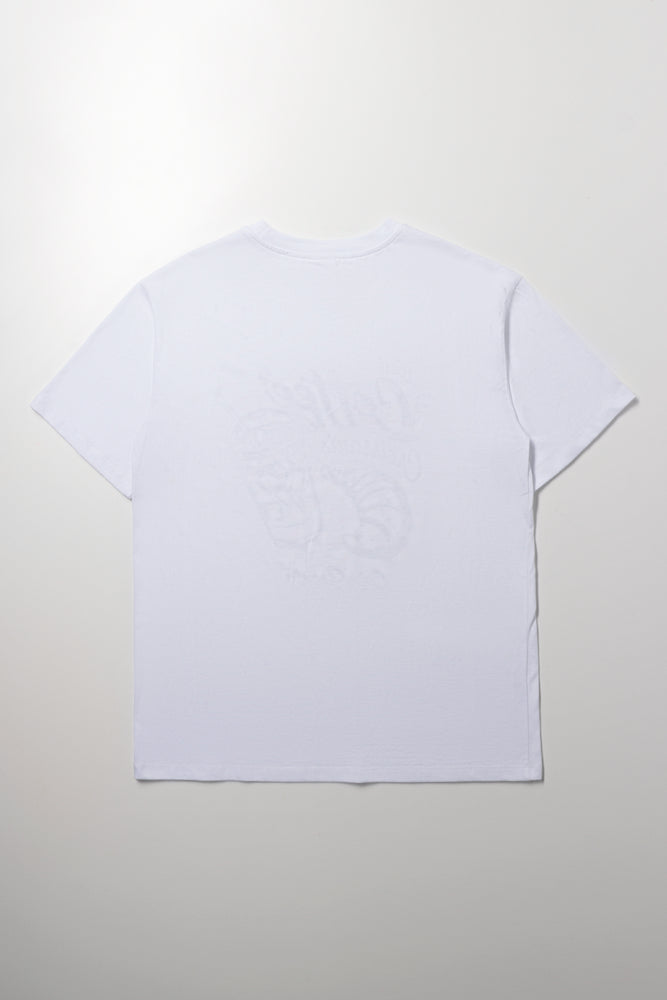 White Graphic Iced Coffee Crew T-Shirt (2)