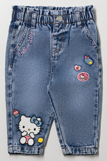 Girls Hello Kitty Denim Jeans