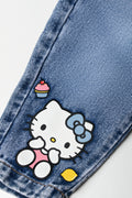 Girls Hello Kitty Denim Jeans (2)