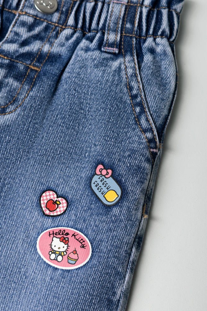 Girls Hello Kitty Denim Jeans (3)