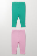 2 Pack Ribbed Leggings Set (2)