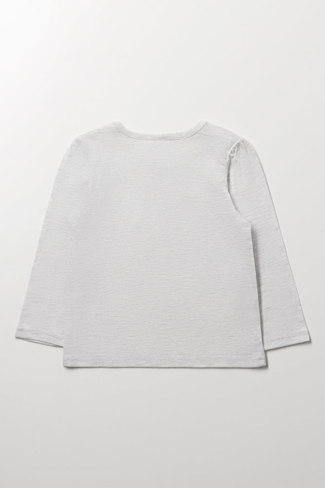 Long Sleeve T-Shirt Light Grey (2)