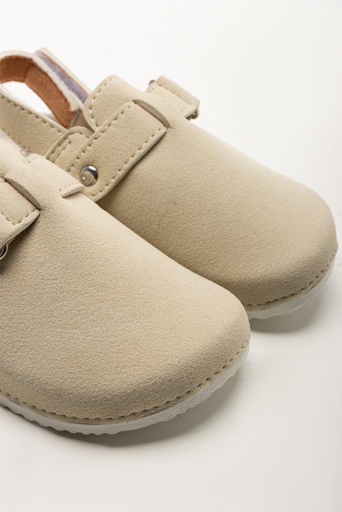 Stone Suede Cork Mule Sandals (2)