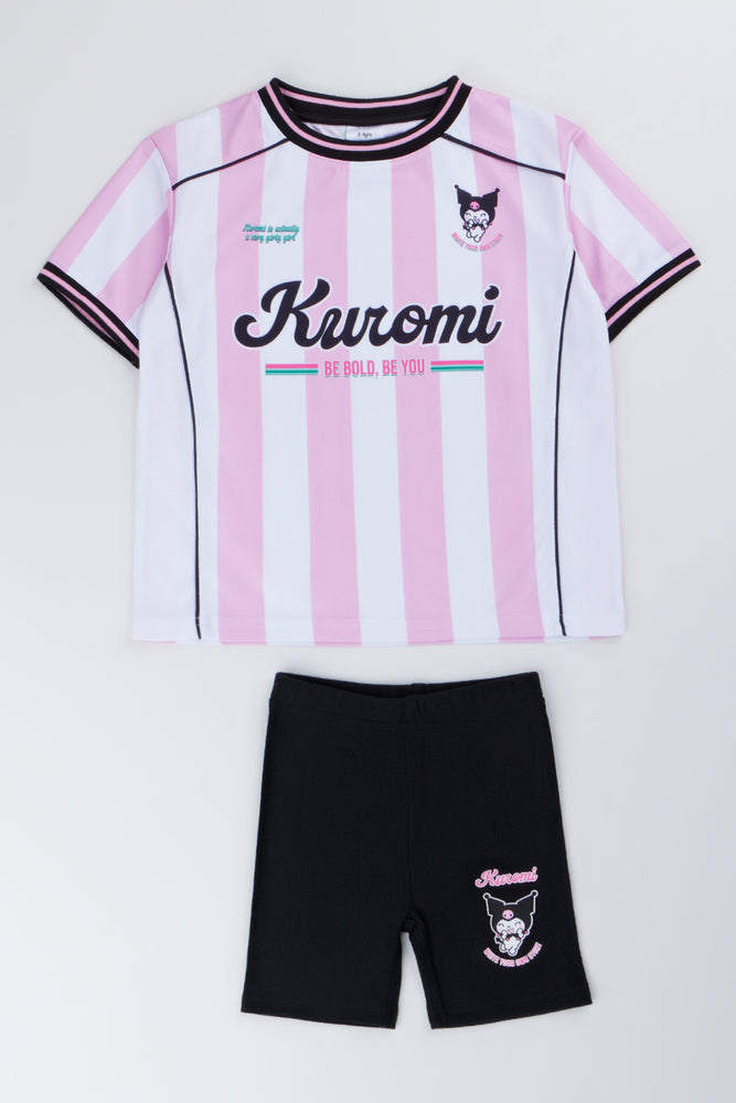 Kuromi Striped Football Set (2)