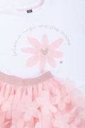 Pink Flower Tutu Set (1)