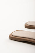 Beige Woven Mule Flat Sandals (3)