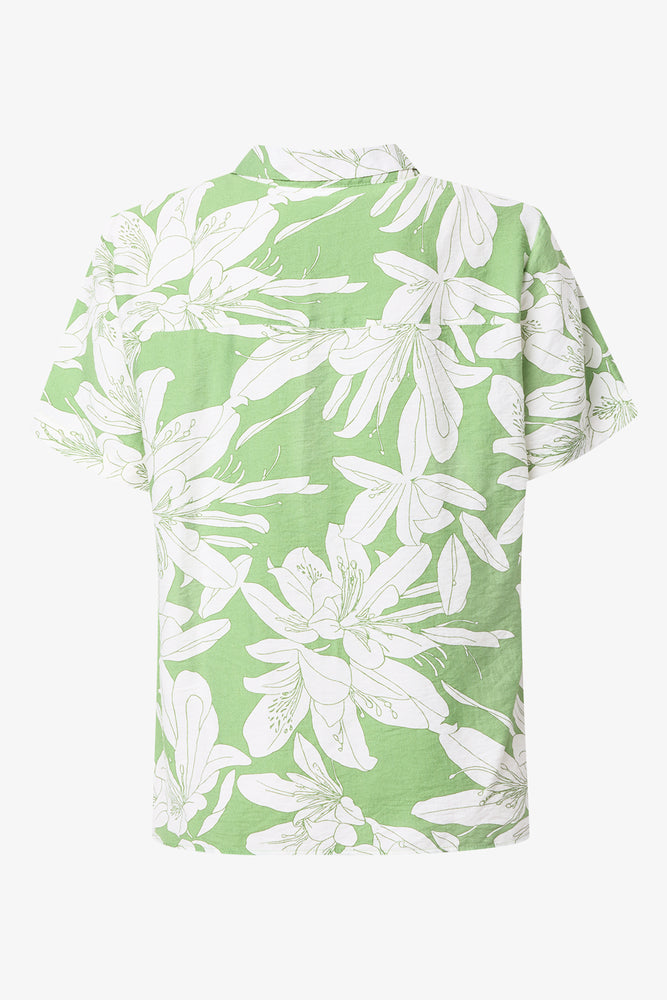 Floral Print Short Sleeve Shirt (1)
