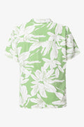 Green Floral Short Sleeve Shirt (1)