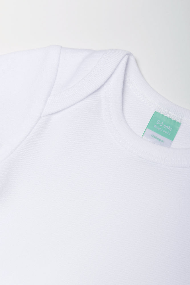 Essential White Short Sleeve Bodyvest (1)