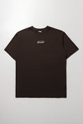 Brown Oversized Short Sleeve T-Shirt