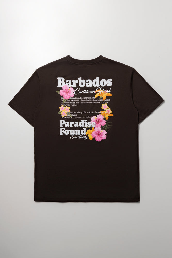 Brown Oversized Short Sleeve T-Shirt (2)