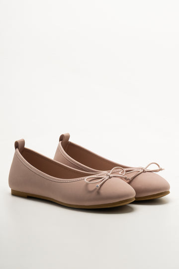 Dusty Pink Classic Ballerina Pumps