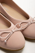 Dusty Pink Classic Ballerina Pumps (2)