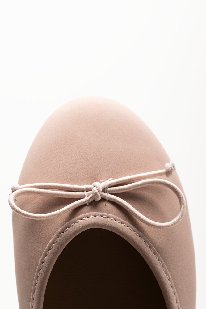 Dusty Pink Classic Ballerina Pumps (4)