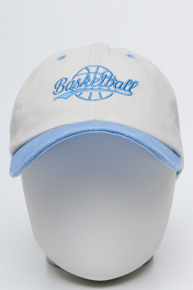Milk Basketball Embroidered Peak Cap