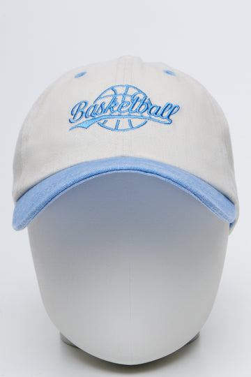 Milk Basketball Embroidered Peak Cap