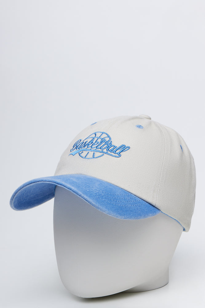 Milk Basketball Embroidered Peak Cap (1)