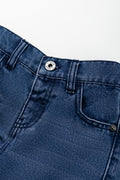 Mid Blue Skater Cargo Pants (1)