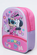 Pink Minnie Mouse Debossed Backpack (1)