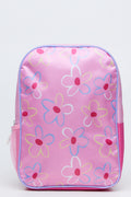 Floral Print Light Pink Backpack