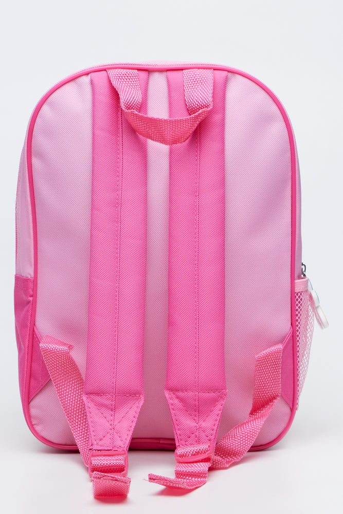 Floral Print Light Pink Backpack (4)