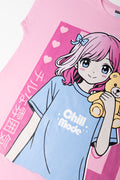 Pink Anime Girl Sleepshirt (1)