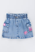 Barbie Denim Skort With Pockets