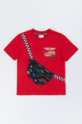 Lightning McQueen Red Graphic T-Shirt