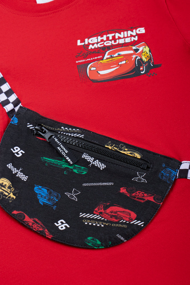 Lightning McQueen Red Graphic T-Shirt (1)