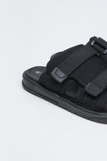 Black Utility Comfort Sandals (3)
