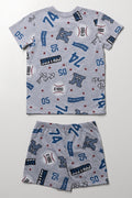 Boys Collegiate Baseball Print Pyjamas (2)