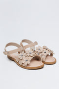 Stone Daisy Strap Sandals