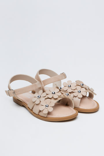 Stone Daisy Strap Sandals