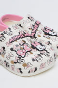 Cream Minnie Mouse Moulded Clogs (2)