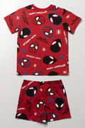 Spider-Man Red Print Pyjama Set (2)