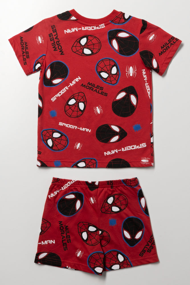 Spider-Man Red Print Pyjama Set (2)
