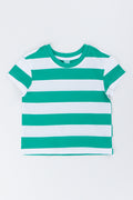 Green White Stripe T-Shirt