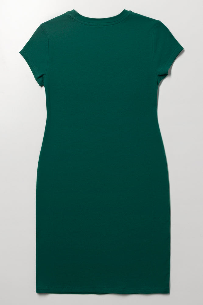 Graphic Print Bodycon Mini Dress (2)