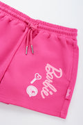 Barbie Graphic Fleece Shorts (1)