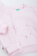 Pink Bear Fleece 2 Piece Set (1)