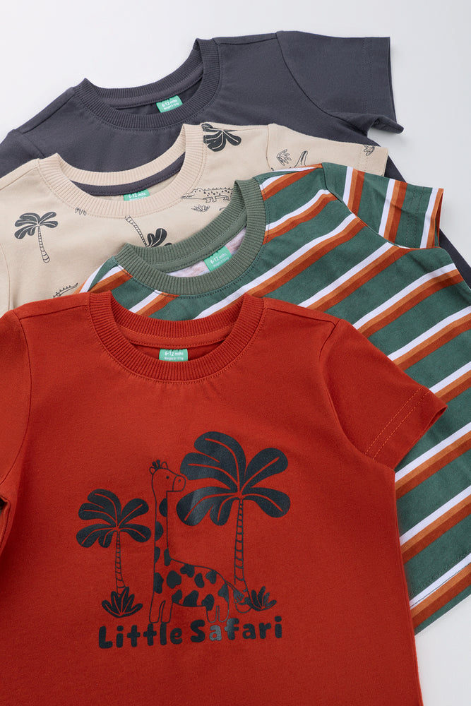4 Pack Safari T-Shirt Set (1)