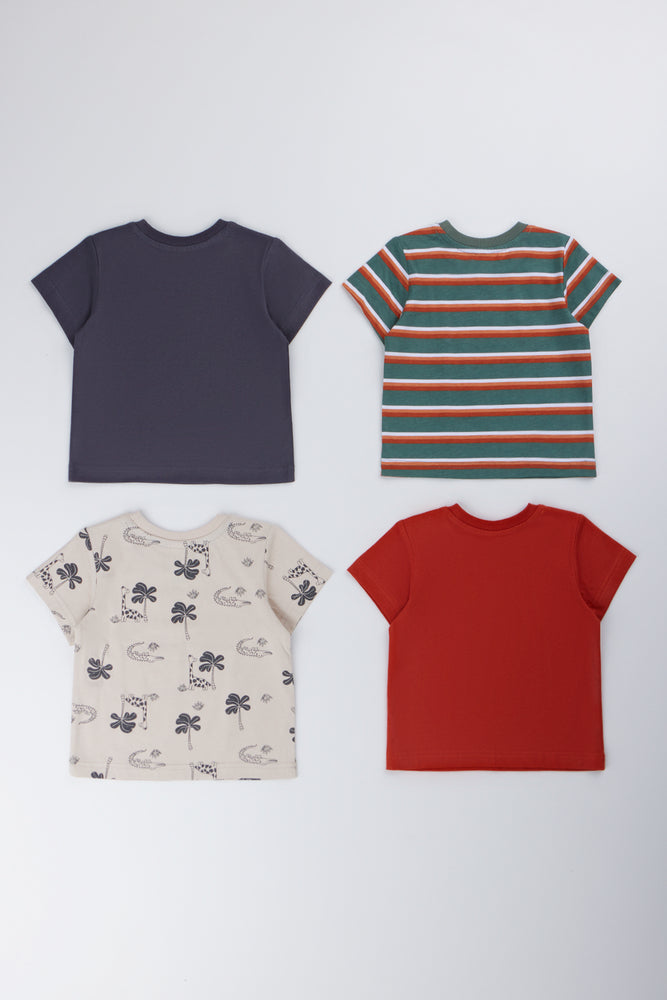 4 Pack Safari T-Shirt Set (2)