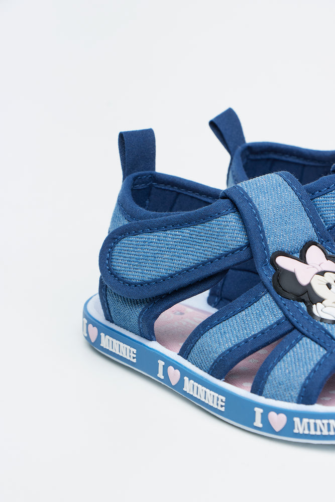 Minnie Foxing Denim Sandals (3)