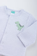 Blue Dinosaur 3 Piece Baby Set (2)
